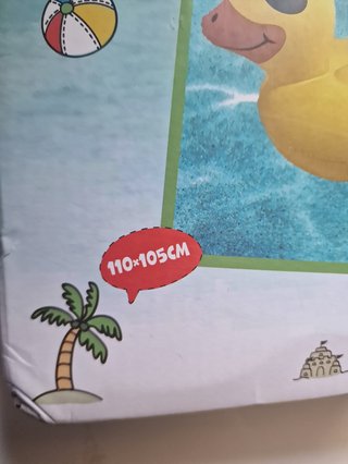 Gonfiabile da piscina a forma di papera