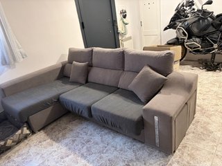 Divano chaiselongue Jysk grigio