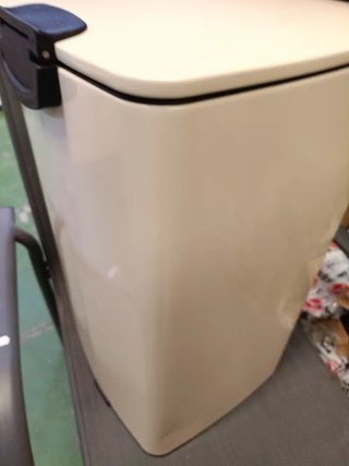 SONGMICS Cubo de Basura de 30 L Acero Inoxidable