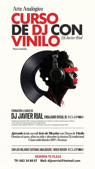 Curso DJ Vinilo y Mesa Rotary Ecler