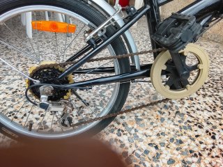 Bicicleta Plegable con Luces y Candado