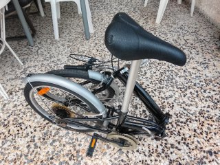 Bicicleta Plegable con Luces y Candado