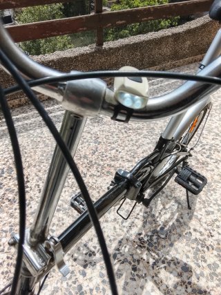 Bicicleta Plegable con Luces y Candado