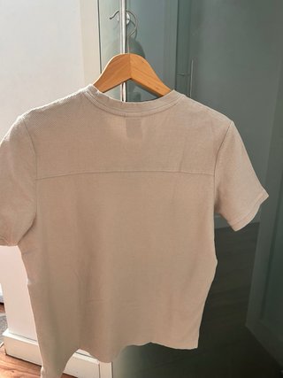 Camiseta Bershka beige