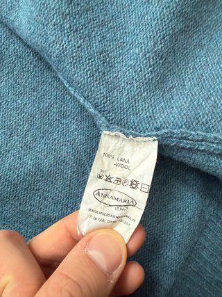 Cardigan Geographic blu