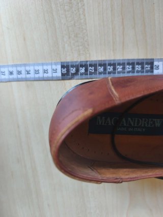Scarpe Mc Andrew Pelle Marrone 43