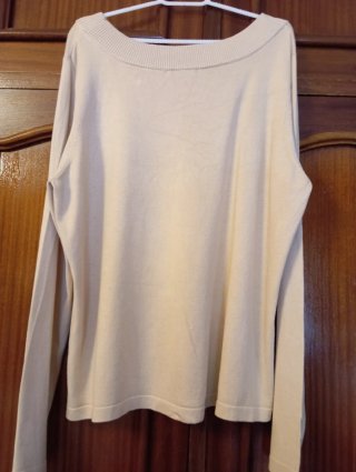 Jersey Punto Roma Beige Talla XL
