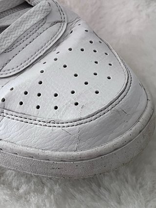 Zapatillas Nike Court Vision Blancas y naranjas