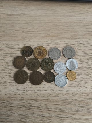 Lote monedas antiguas extranjeras