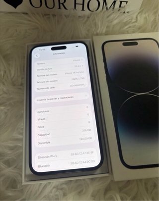 iPhone 14 Pro Max 256GB Negro Espacial