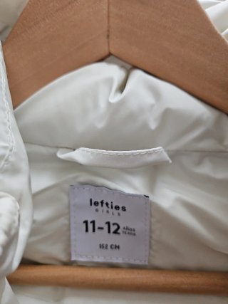 Chaleco acolchado niña con capucha