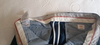 Pantalón de caballero azul