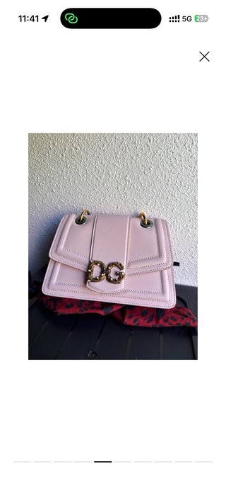 Bolso DG Amore Dolce & Gabbana Rosa Dorado