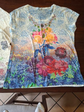 Set 2 maglie OVS floreali taglia XXL