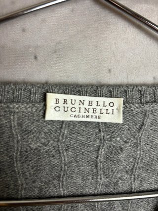 Maglione Brunello Cucinelli Cachemire Grigio