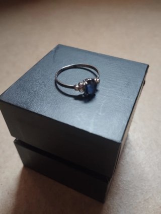 Anillo Oro 18k Zafiro y Diamantes Sanchez Joyerias