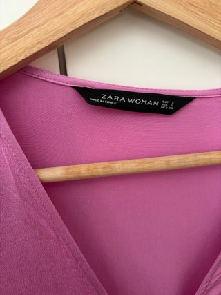 Blusa Zara cruzada manga acampanada