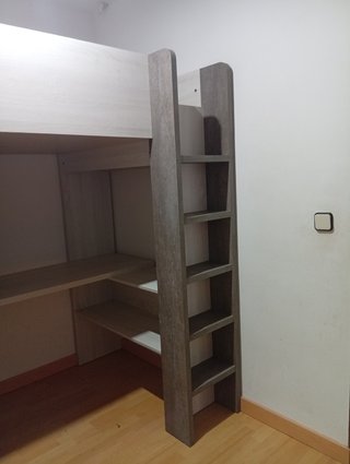 Litera Cama Escritorio con Armario