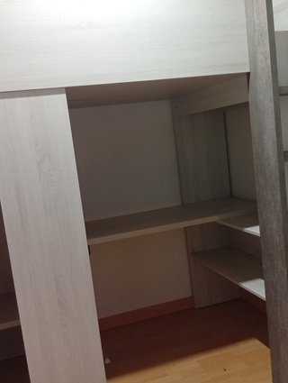 Litera Cama Escritorio con Armario