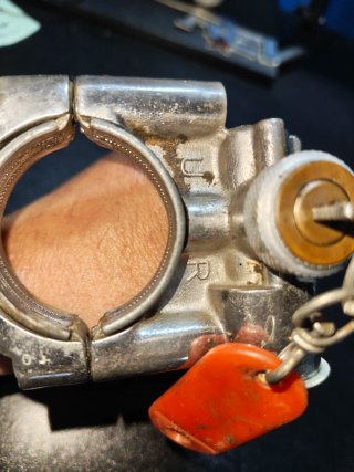 Lucchetto antifurto epoca Motobloc "Fido" Gilera