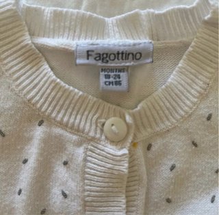 Cardigan OVS cotone bianco 18-24 mesi