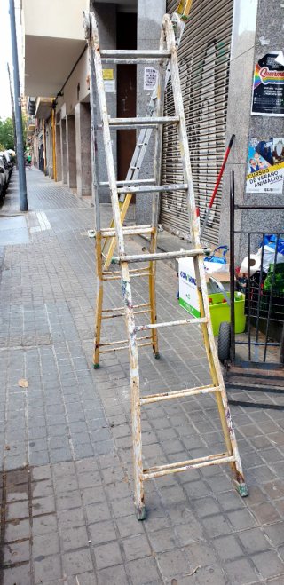 ESCALERA 14 PELDAÑOS EXTENSIBLE