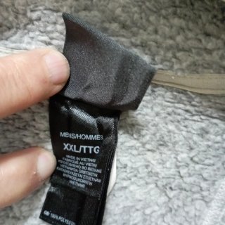 The North Face felpa pile uomo half zip grigia