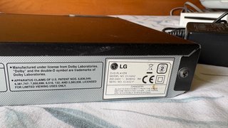 Reproductor DVD LG DVX452 + Mando + Cables