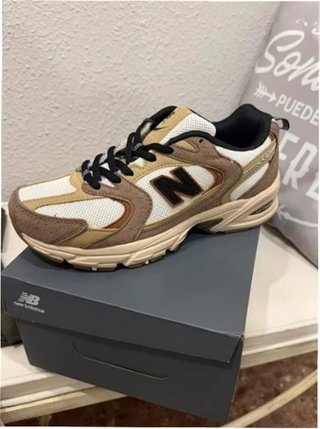 New Balance 530 Talla 40 Beige Marrón