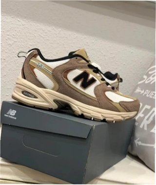 New Balance 530 Talla 40 Beige Marrón