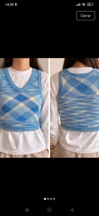 Chaleco de punto Lefties Talla S