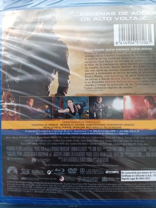 Terminator: Génesis Blu-ray 3D + Blu-ray + DVD
