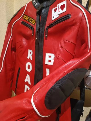 Chaqueta de cuero moto Talla S
