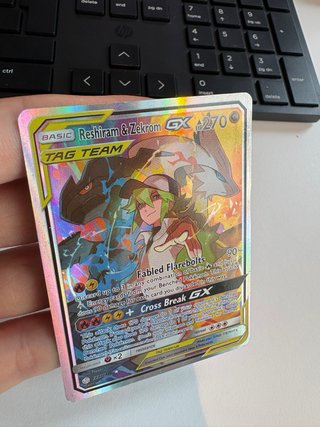 Reshiram & Zekrom GX TAG TEAM Pokémon Card