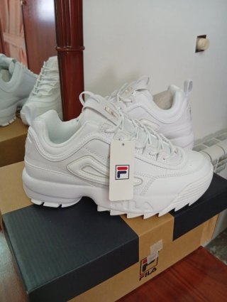 Zapatillas Fila Talla 38 Blancas