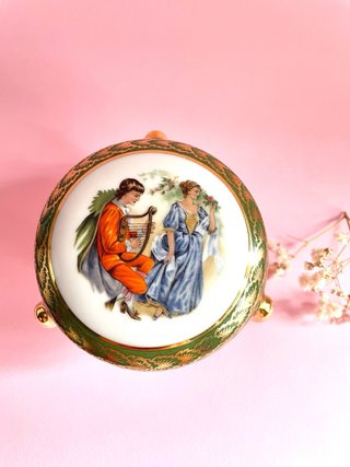 Caja de porcelana Limoges