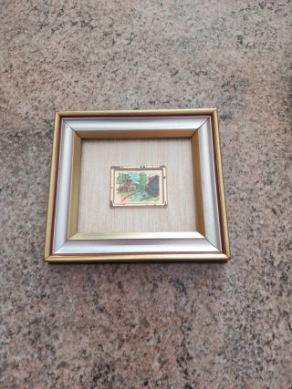 Quadretto decorativo con cornice