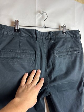 Stone Island Pantalones Cargo Negros Originales