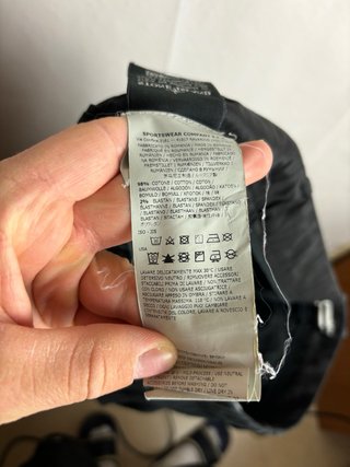 Stone Island Pantalones Cargo Negros Originales