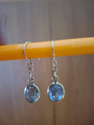 Orecchini oro 18k con acquamarina