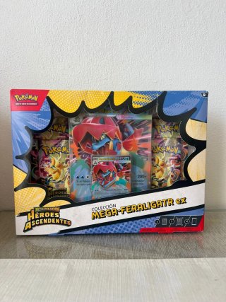 Caja Mega Feraligatr/Meganium EX Héroes Ascendente