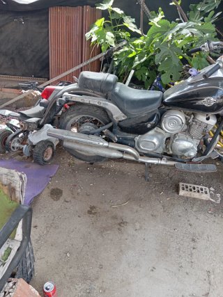 Moto Cruiser Negra