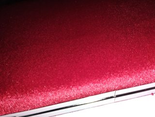 Bolso fiesta terciopelo rojo
