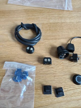 Conector y luces led luces maleta Givi