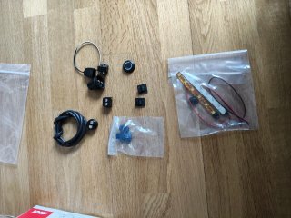 Conector y luces led luces maleta Givi