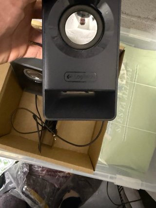 Altavoces para ordenador negros con subwofer