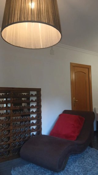 Diván de consultorio tela y madera