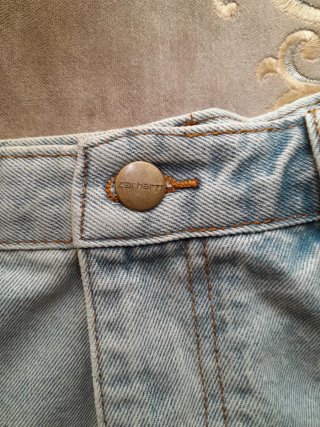 Carhartt Pantalón Corto Hombre Azul