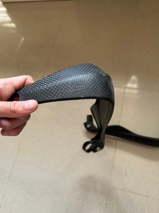 Cubremanetas Fibra Carbono Moto Negras