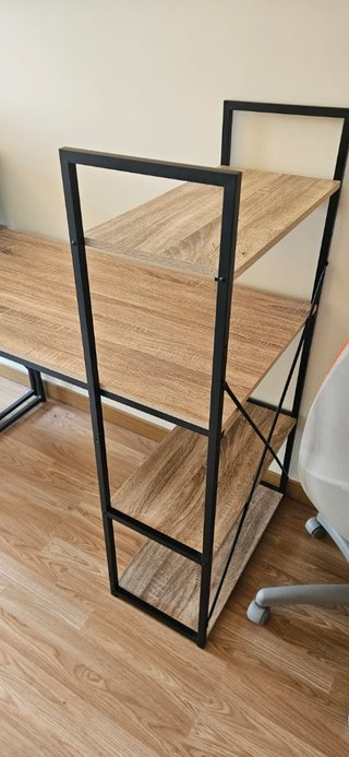 Escritorio moderno madera y metal